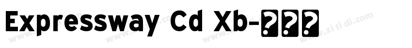 Expressway Cd Xb字体转换 Expressway Cd Xb字体转换